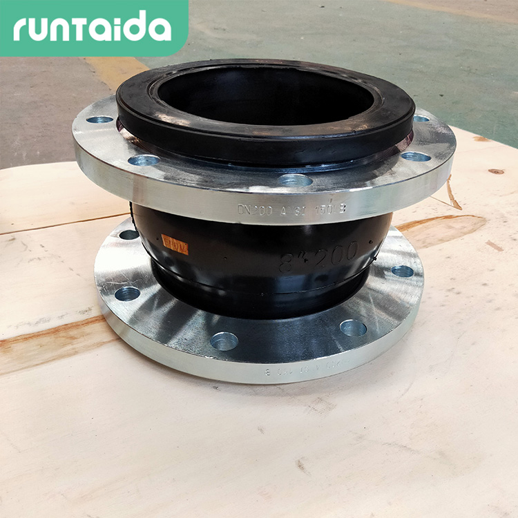 潤泰(tài)達-DN150單球體橡膠柔性接頭 可曲撓橡膠膨脹接頭